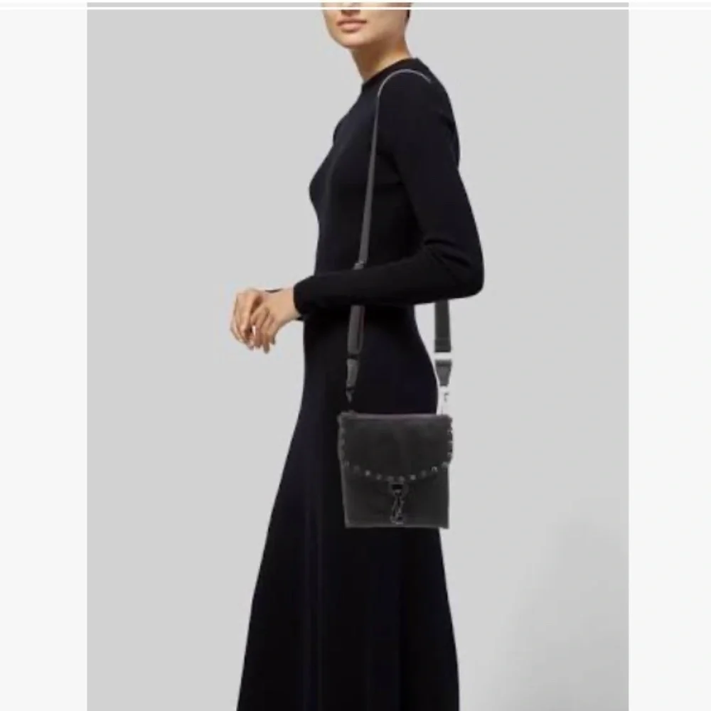 Rebecca MinKoff Black messenger crossbody bag, CB2204 - Picture 2 of 6